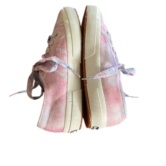 Superga x LoveShackFancy 2750 Sneaker in Cotton Candy 7 - Picture 3 of 7